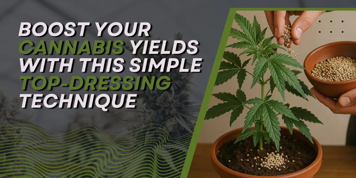 Boost Your Cannabis Yields with This Simple Top-Dressing Technique